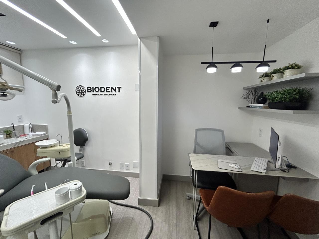 Detalhe do ambiente da Biodent